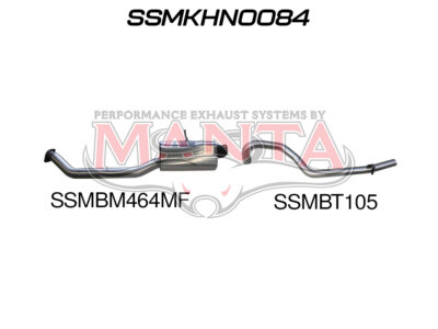 Holden Commodore VS Ute & WAG V6 3.8L 2.5in Catback Muffler/Tailpipe (SSMKHN0084)