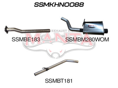 Holden Commodore VT VU VX VY V6 SDN Ute Wagon 2.5in CB Tailpipe (SSMKHN0088)