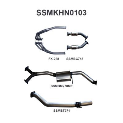 Holden Commodore VZ V6 Sedan 3in With Extractors Muffler/Tailpipe (SSMKHN0103)
