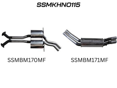 Holden Commodore VT - VZ V8 Sedan 2.5in Dual Catback Muffler/Muffler (SSMKHN0115)