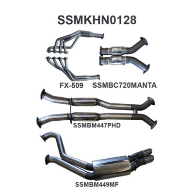 Holden Commodore VT - VZ V8 Sedan 3in Dual With 1 7/8 in Extractors Hotdog/Muffler (SSMKHN0128)