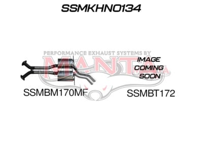 VY HSV V8 Sedan 2.5in Dual Catback Muffler/Tailpipe (SSMKHN0134)