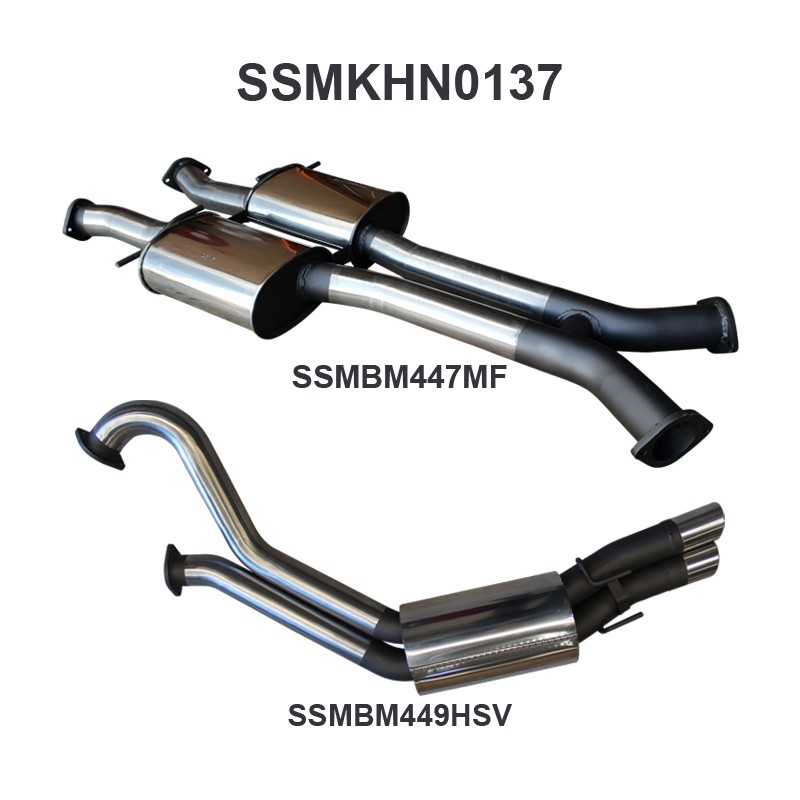 ssmkhn0137-01-mpiclean VY V8 HSV Sedan 3in Dual Catback Muffler/Muffler (SSMKHN0137)