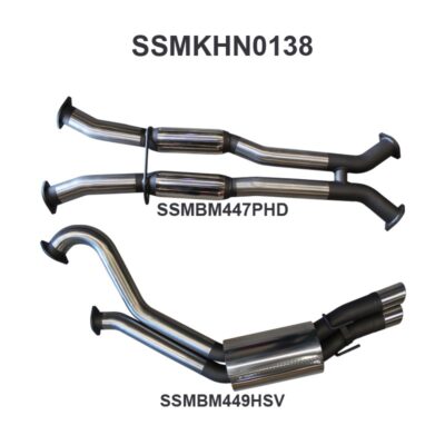 VY V8 HSV Sedan 3in Dual Catback Hotdog/Muffler (SSMKHN0138)