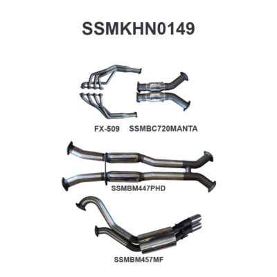Holden VX VY Monaro 3in Dual With 1 7/8 in Extractors Hotdog/Muffler (SSMKHN0149)
