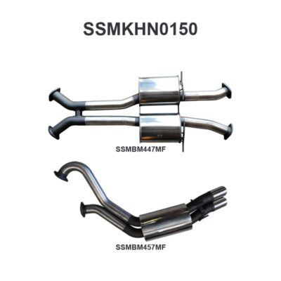 Holden VX VY Monaro 3in Dual Catback Muffler/Muffler (SSMKHN0150)