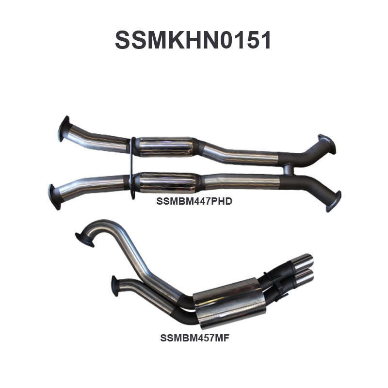 ssmkhn0151-01-mpiclean Holden VX VY Monaro 3in Dual Catback Hotdog/Muffler (SSMKHN0151)