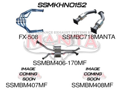 Holden VZ V8 Monaro 2.5in Dual With Extractors Muffler/Muffler