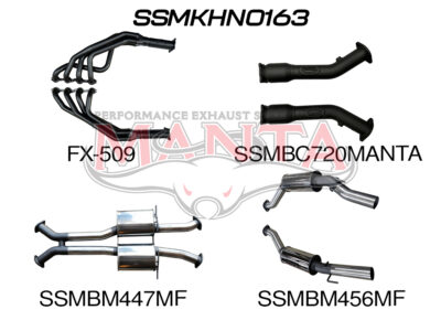 HSV VZ Gto Monaro 3in Dual With 1 7/8 in Extractors Hotdog/Muffler