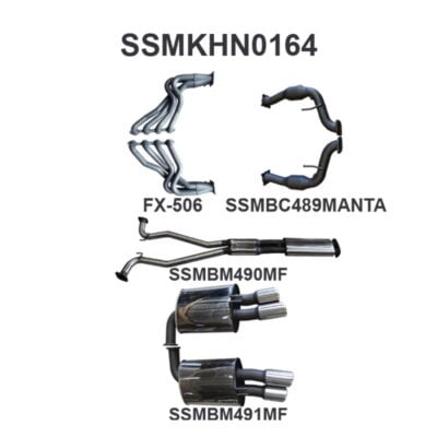Holden Commodore VE V8 Sedan Wagon 2.5in With Extractors Muffler/Muffler (SSMKHN0164)
