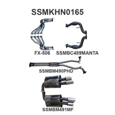 Holden Commodore VE V8 Sedan Wagon 2.5in With Extractors Hotdog/Muffler (SSMKHN0165)