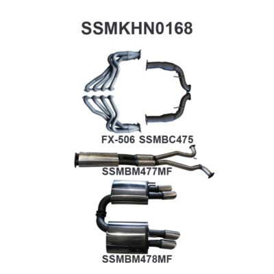 Holden Commodore VE V8 Sedan Wagon 3in With 1 7/8 in Extractors Muffler/Muffler (SSMKHN0168)