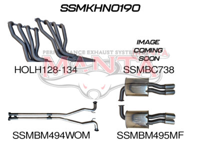 Holden Commodore VE Ute & Maloo 2.5in With Extractors, Rear Mufflers Only