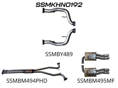 Holden Commodore VE Ute & Maloo 2.5in Catback Hotdog/Muffler (SSMKHN0192)