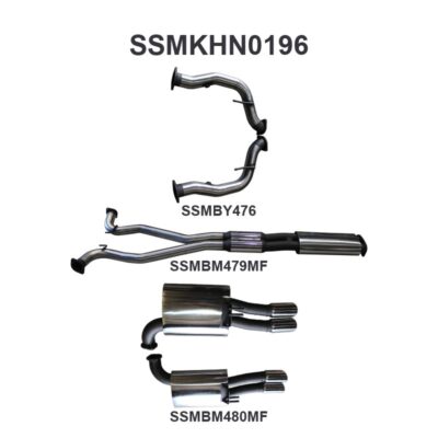 Holden Commodore VE Ute & Maloo V8 3in Catback Muffler/Muffler (SSMKHN0196)