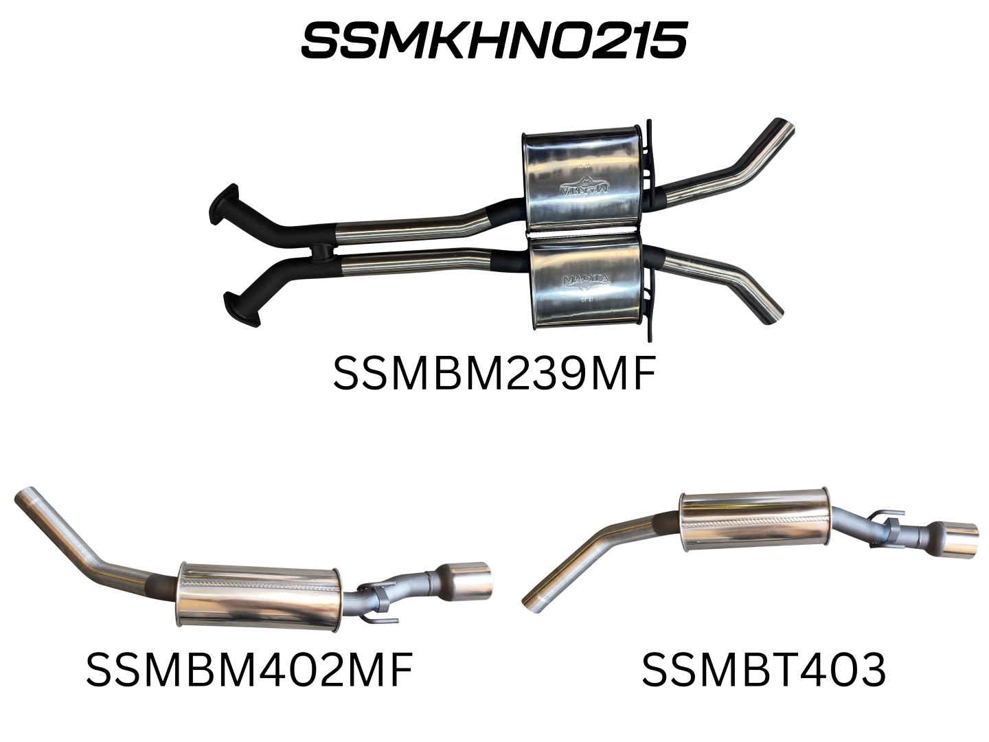 ssmkhn0215-01-mpiclean HSV VY Maloo 2.5in Dual Catback Muffler/Muffler (SSMKHN0215)