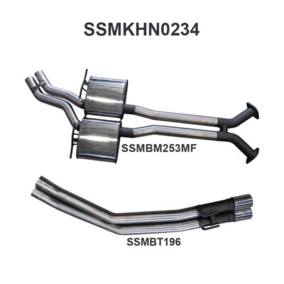 Holden Commodore VU VY VZ V8 Ute 2.5in Dual Catback Muffler/Tailpipe (SSMKHN0234)