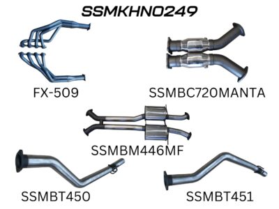 Holden Commodore VU VY VZ V8 Ute 3in L & R With 1 7/8 in Extractors Muffler/Tailpipe (SSMKHN0249)