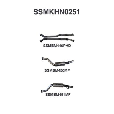 Holden Commodore VU VY VZ V8 Ute 3in Catback Hotdog/Muffler (SSMKHN0251)