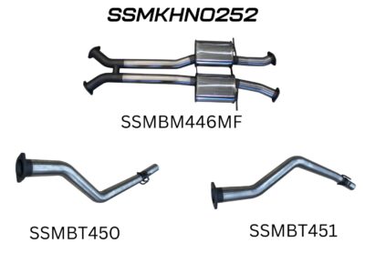 Holden Commodore VU VY VZ V8 Ute 3in Catback Muffler/Tailpipe (SSMKHN0252)