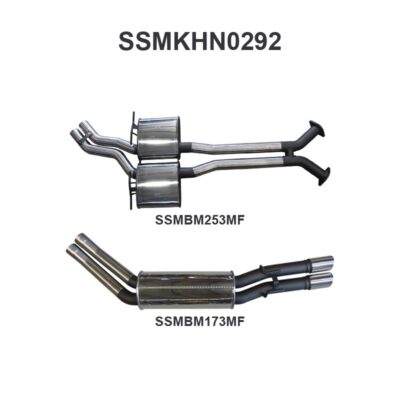 Holden WH Statesman V8 2.5in Dual Catback Muffler/Muffler (SSMKHN0292)