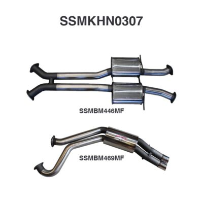 Holden WK WL Statesman V8 3in Dual Catback Muffler/Muffler (SSMKHN0307)