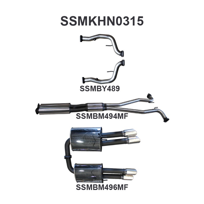 ssmkhn0315-01-mpiclean Holden WM/WN Statesman Caprice 2.5in Dual Catback Muffler/Muffler (SSMKHN0315)