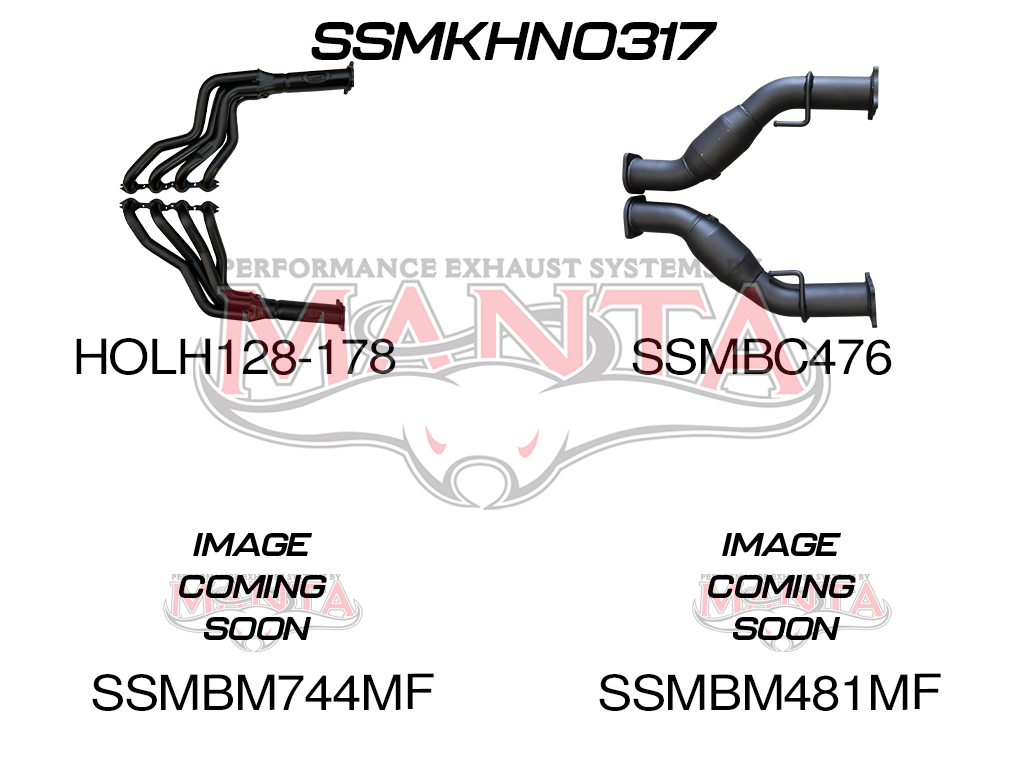 ssmkhn0317_01 Holden WM/WN Statesman Caprice 3in Dual With 1 7/8in Extractor Muffler/Mufflers (SSMKHN0317)