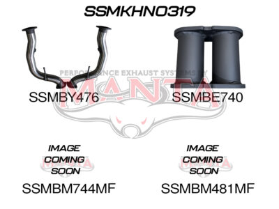 Holden WM/WN Statesman Caprice 3in Dual Catback Muffler/Muffler (SSMKHN0319)