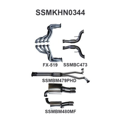 Holden Commodore VF Ute V8 3in With 1 7/8 in Extractors Hotdog/Muffler (SSMKHN0344)