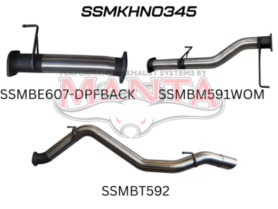 Holden Trailblazer 2.8L DPF Back Without Muffler (SSMKHN0345)