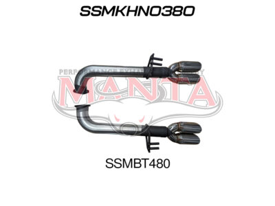Holden Commodore VE Maloo / SS, VF SS Ute 3in Dual Tail Pipes Axle Back Kit (SSMKHN0380)