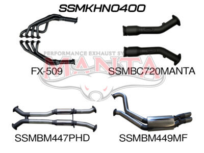 Holden Commodore VT - VZ V8 Sedan 3in Dual With 1 3/4 in Extractors Hotdog/Muffler (SSMKHN0400)
