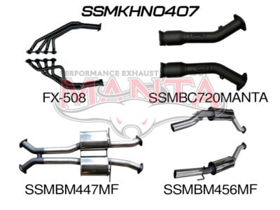 HSV VZ Gto Monaro 3in Dual With 1 3/4 in Extractors Muffler/Muffler
