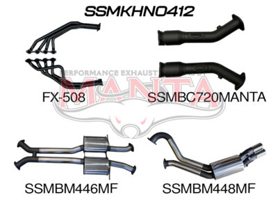 Holden Commodore VU VY VZ V8 Ute 3in Dual With 1 3/4 in Extractors Muffler/Muffler (SSMKHN0412)