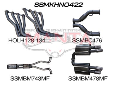 Holden Commodore VE V8 Sedan Wagon 3in With 1 3/4 in Extractors Muffler/Muffler (SSMKHN0422)