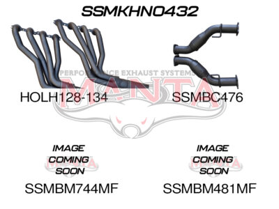 Holden WM/WN Statesman Caprice 3in Dual With 1 3/4in Extractor Muffler/Mufflers (SSMKHN0432)