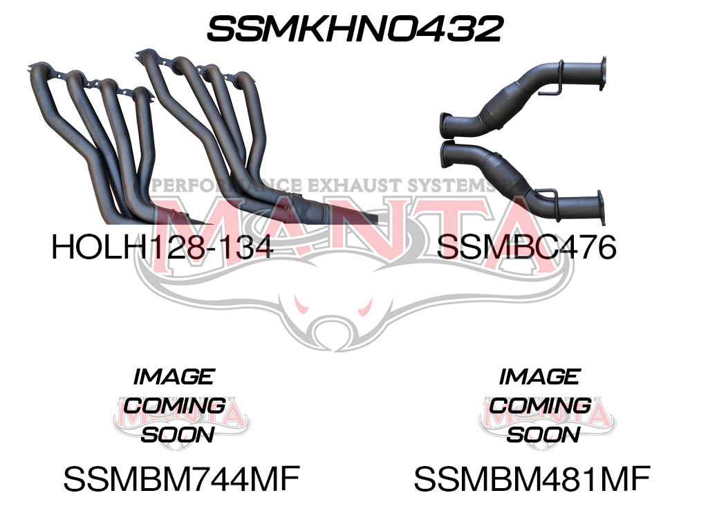 ssmkhn0432_01 Holden WM/WN Statesman Caprice 3in Dual With 1 3/4in Extractor Muffler/Mufflers (SSMKHN0432)