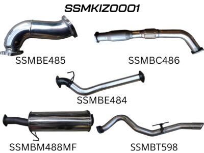 Isuzu DMAX 3.0L 08 - 10 LWB With Cat (SSMKIZ0001)
