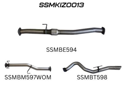 Isuzu D-Max Jan 2017 - 2020 3.0L DPF BACK (SSMKIZ0013)