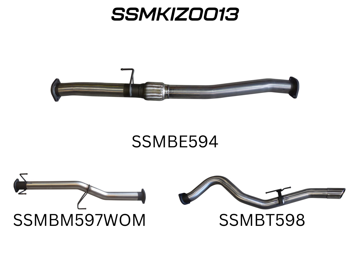 Isuzu D-Max Jan 2017 - 2020 3.0L DPF BACK (SSMKIZ0013)