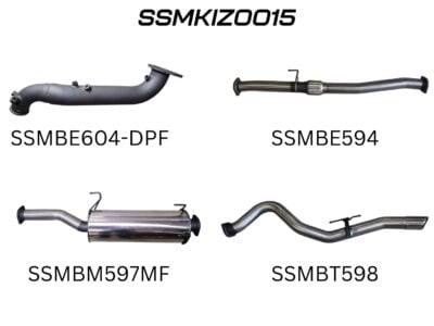 Isuzu D-Max Jan 2017 - 2020 3.0L TURBO BACK WITHOUT CAT (SSMKIZ0015)