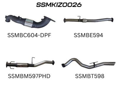 Isuzu D-Max Jan 2017 - 2020 3.0L TURBO BACK WITH CAT & HOTDOG (SSMKIZ0026)