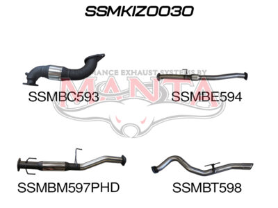 Isuzu D-Max June 2012 - Jan 2017 3.0L With Cat & Hotdog (SSMKIZ0030)