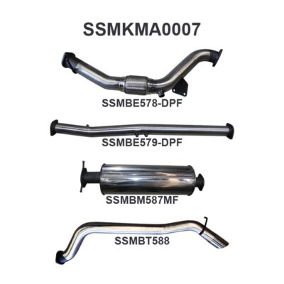 Mazda BT50 DPF 3.2L WITHOUT Cat, Muffler (SSMKMA0007)