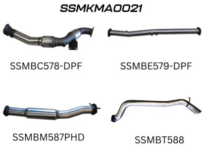 Mazda BT50 DPF 3.2L WITH CAT & HOTDOG (SSMKMA0021)