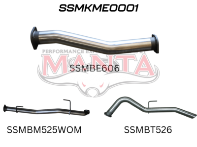Mercedes X-Class 2.3L 3in DPF Back Exhaust System (SSMKME0001)