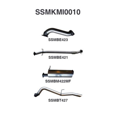 Mitsubishi Triton MN 4X4 2.5L CRD Without Cat, with Muffler (SSMKMI0010)