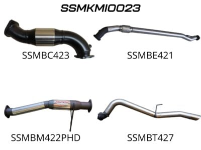 Mitsubishi Triton MN Manual 4X4 2.5L CRD With Cat, No Muffler (SSMKMI0023)