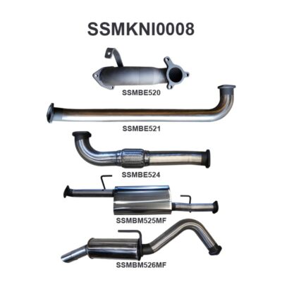 Nissan Navara D40 2.5L MAN 05 - 07 Without Cat R MUFF (SSMKNI0008)
